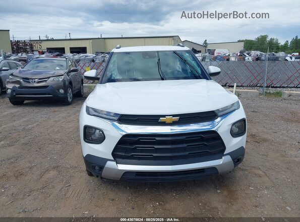 KL79MPSL6MB023396 2021 CHEVROLET TRAILBLAZER White წინა პანელის ხედი