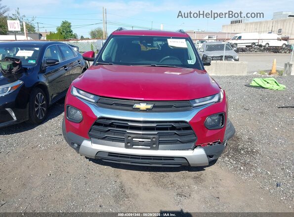 KL79MRSL1MB109114 2021 CHEVROLET TRAILBLAZER Red Սարքավորումների վահանակի տեսք