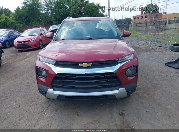 KL79MRSL4MB040984 2021 CHEVROLET TRAILBLAZER Red Սարքավորումների վահանակի տեսք