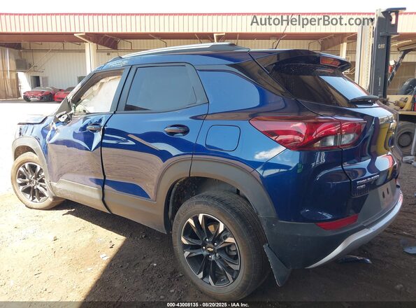 KL79MRSL6NB034668 2022 CHEVROLET TRAILBLAZER Синий Задняя левая четверть