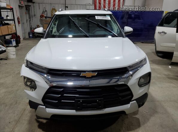 KL79MRSLXMB013871 2021 CHEVROLET TRAILBLAZER White Vista frontal
