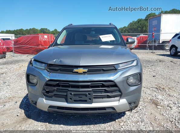 KL79MRSLXMB166931 2021 CHEVROLET TRAILBLAZER Light Blue Widok zestawu wskaźników