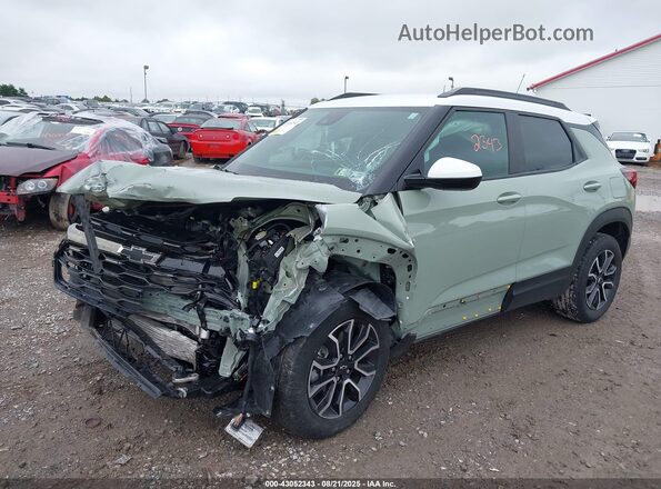 KL79MSSL7RB153052 2024 CHEVROLET TRAILBLAZER Green Vista frontal