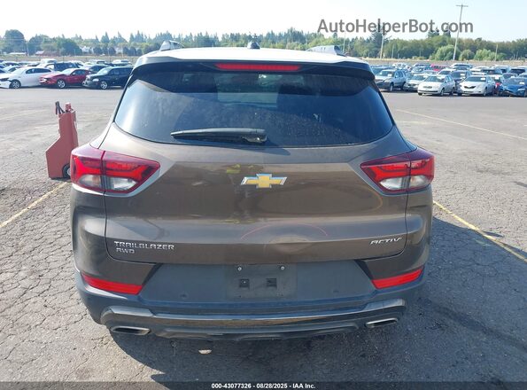 KL79MSSL8NB054749 2022 CHEVROLET TRAILBLAZER Dark Brown 