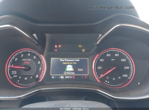 KL79MTSL1MB161551 2021 CHEVROLET TRAILBLAZER White Widok tylnych siedzeń