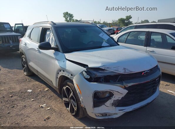 KL79MTSL1MB161551 2021 CHEVROLET TRAILBLAZER White Widok z przodu