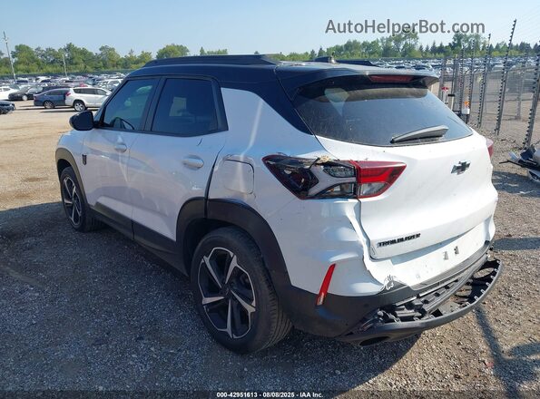 KL79MTSL5MB018022 2021 CHEVROLET TRAILBLAZER White Trasero izquierdo
