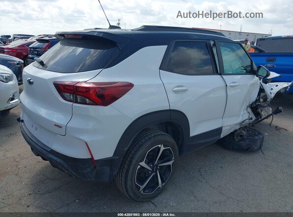 KL79MTSL5MB085901 2021 CHEVROLET TRAILBLAZER White უკანა მარჯვენა