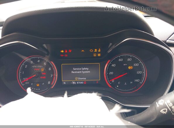 KL79MTSL6MB039803 2021 CHEVROLET TRAILBLAZER White უკანა სავარძლების ხედი