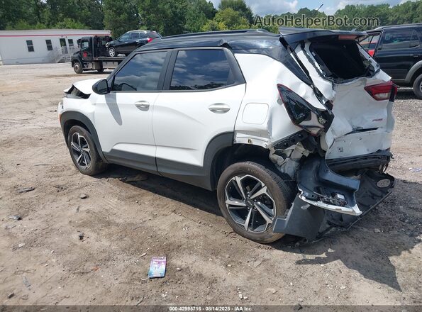 KL79MTSL6MB039803 2021 CHEVROLET TRAILBLAZER White უკანა მარცხენა