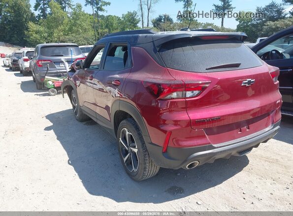 KL79MTSL7NB117250 2022 CHEVROLET TRAILBLAZER Red Trasero izquierdo
