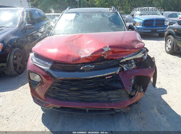 KL79MTSL7NB117250 2022 CHEVROLET TRAILBLAZER Red Vista del salpicadero