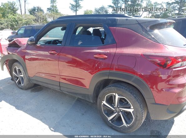 KL79MTSL7NB117250 2022 CHEVROLET TRAILBLAZER Red Vista interior trasera