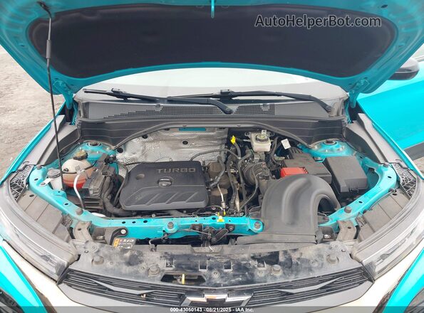 KL79MUSL4MB102838 2021 CHEVROLET TRAILBLAZER Turquoise უკანა ხედი