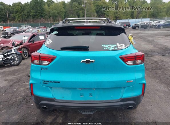 KL79MUSL4MB102838 2021 CHEVROLET TRAILBLAZER Turquoise 