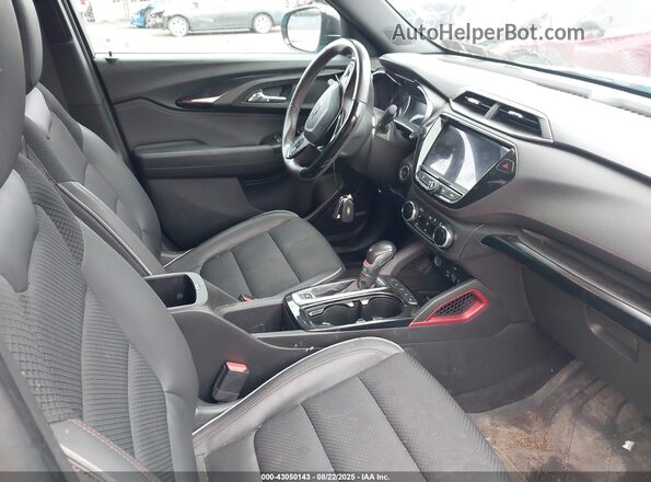 KL79MUSL4MB102838 2021 CHEVROLET TRAILBLAZER Turquoise წინა სალონის ხედი