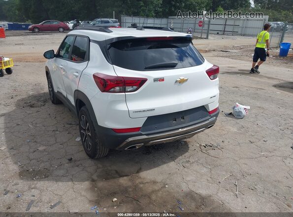 KL79MVSL4MB072522 2021 CHEVROLET TRAILBLAZER White Rear left