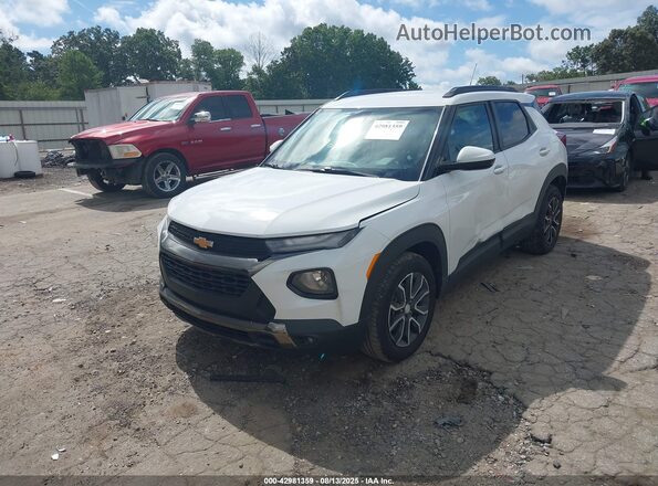 KL79MVSL4MB072522 2021 CHEVROLET TRAILBLAZER White Front left