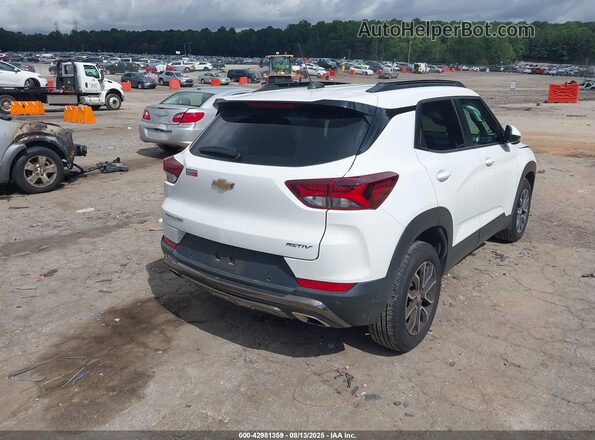 KL79MVSL4MB072522 2021 CHEVROLET TRAILBLAZER White Rear right