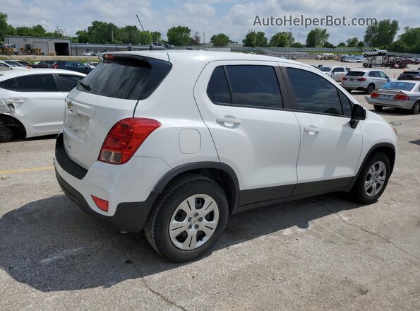 KL7CJKSB5JB527555 2018 CHEVROLET TRAX White 