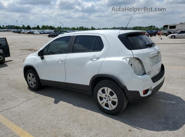 KL7CJKSB5JB527555 2018 CHEVROLET TRAX White 
