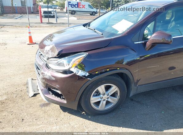KL7CJLSB2LB344042 2020 CHEVROLET TRAX Burgundy Widok z przodu