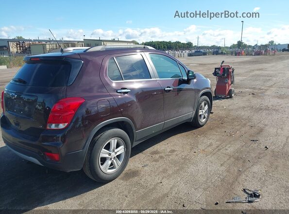 KL7CJLSB2LB344042 2020 CHEVROLET TRAX Burgundy Tył prawy