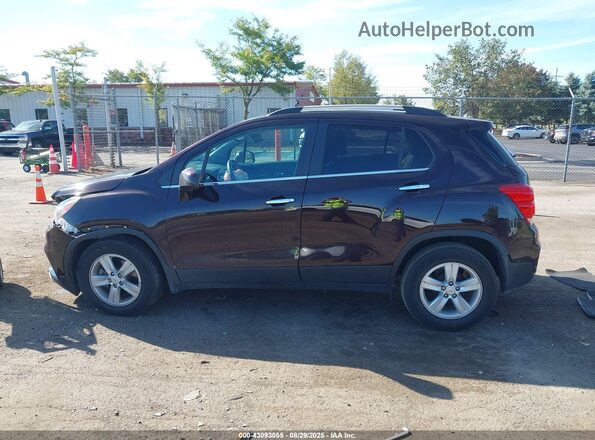KL7CJLSB2LB344042 2020 CHEVROLET TRAX Burgundy Widok wnętrza 360 stopni