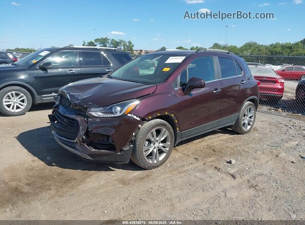 KL7CJLSB2LB353338 2020 CHEVROLET TRAX Purple წინა მარცხენა ხედი სამი მეოთხედიდან