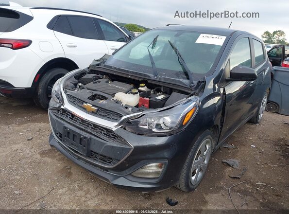 KL8CB6SA4MC730121 2021 CHEVROLET SPARK Черный Передняя левая четверть