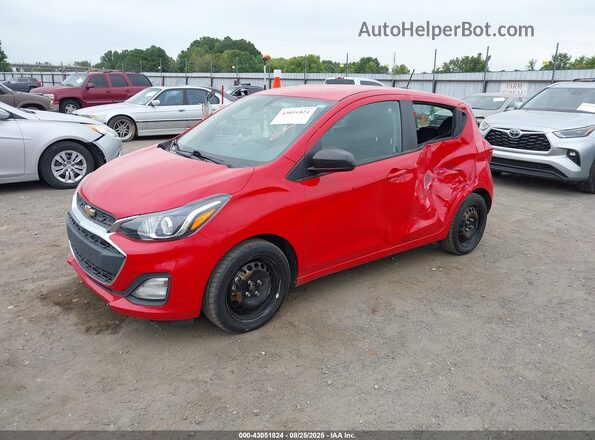 KL8CB6SA8MC227708 2021 CHEVROLET SPARK Красный Передняя левая четверть