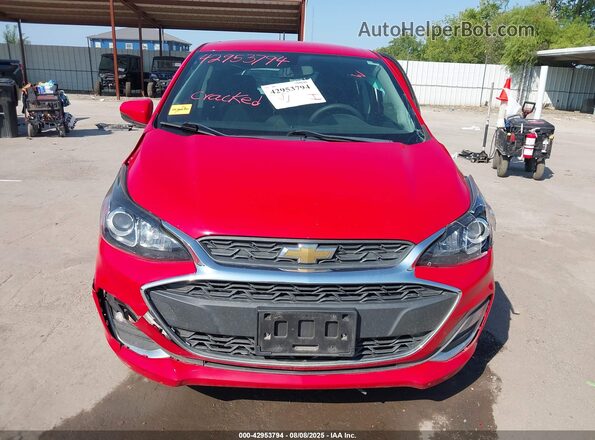 KL8CD6SA5MC709529 2021 CHEVROLET SPARK Red Vista interior trasera