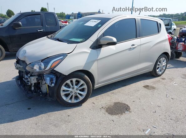 KL8CD6SA7MC741642 2021 CHEVROLET SPARK Cream წინა მარცხენა ხედი სამი მეოთხედიდან