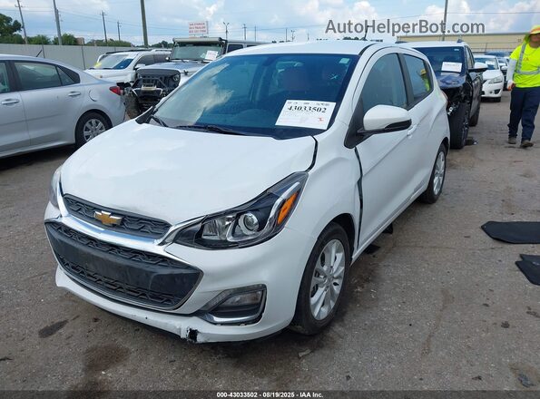 KL8CD6SA9MC722073 2021 CHEVROLET SPARK White Передня ліва чверть