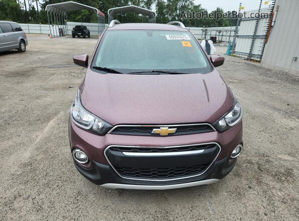 KL8CH6SA5MC736332 2021 CHEVROLET SPARK Maroon Front view