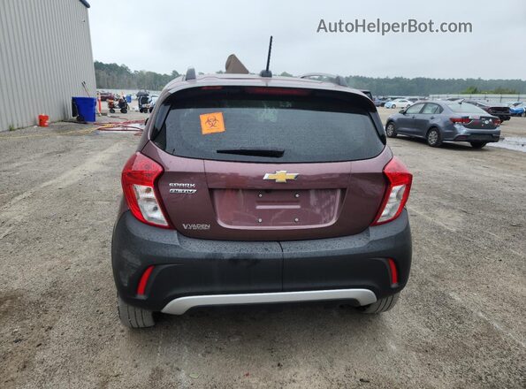 KL8CH6SA5MC736332 2021 CHEVROLET SPARK Maroon Rear view