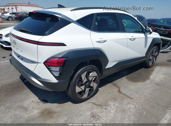 KM8HECA34RU098319 2024 HYUNDAI KONA White უკანა მარჯვენა