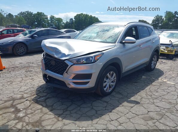 KM8J33A46LU266131 2020 HYUNDAI TUCSON Silver Vista tres cuartos delantera izquierda