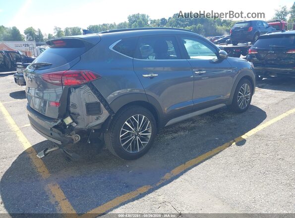KM8J33AL5MU312394 2021 HYUNDAI TUCSON Серый Задняя правая четверть