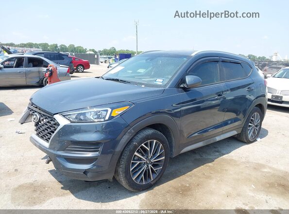 KM8J33AL9MU339663 2021 HYUNDAI TUCSON Серый Передняя левая четверть