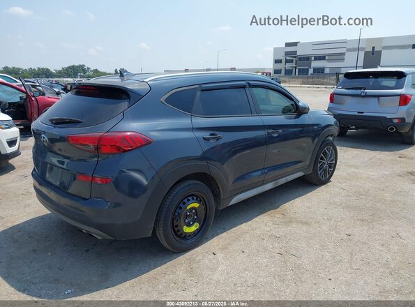 KM8J33AL9MU339663 2021 HYUNDAI TUCSON Серый Задняя правая четверть