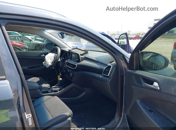 KM8J33AL9MU339663 2021 HYUNDAI TUCSON Серый Вид салона спереди