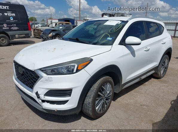 KM8J33ALXLU227579 2020 HYUNDAI TUCSON Белый Передняя левая четверть