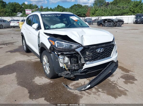 KM8J3CA48MU285877 2021 HYUNDAI TUCSON White წინა ხედი