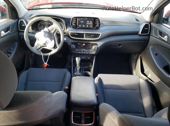 KM8J3CAL2MU393211 2021 HYUNDAI TUCSON Red Widok deski rozdzielczej