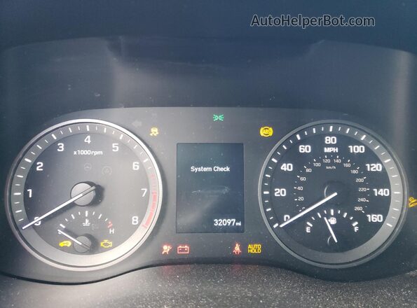 KM8J3CAL2MU393211 2021 HYUNDAI TUCSON Red Widok zestawu wskaźników