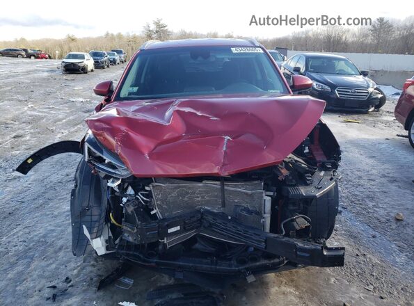 KM8J3CAL2MU393211 2021 HYUNDAI TUCSON Red Widok z przodu