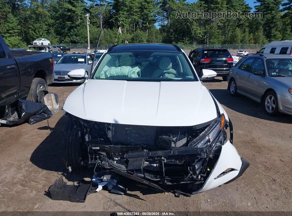 KM8JCCD12RU201819 2024 HYUNDAI TUCSON HYBRID White Vista interior trasera