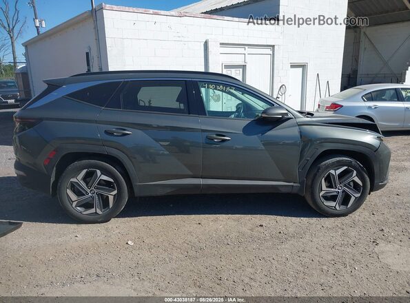 KM8JECA14NU083300 2022 HYUNDAI TUCSON HYBRID Gray 