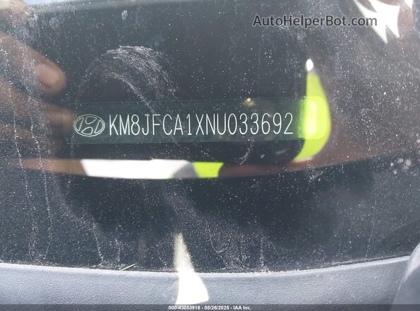 KM8JFCA1XNU033692 2022 HYUNDAI TUCSON HYBRID Black 